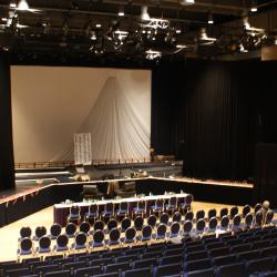 Kobayashi Hall theatre stage setup