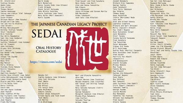 Unveiling Sedai's Online Oral History Catalogue