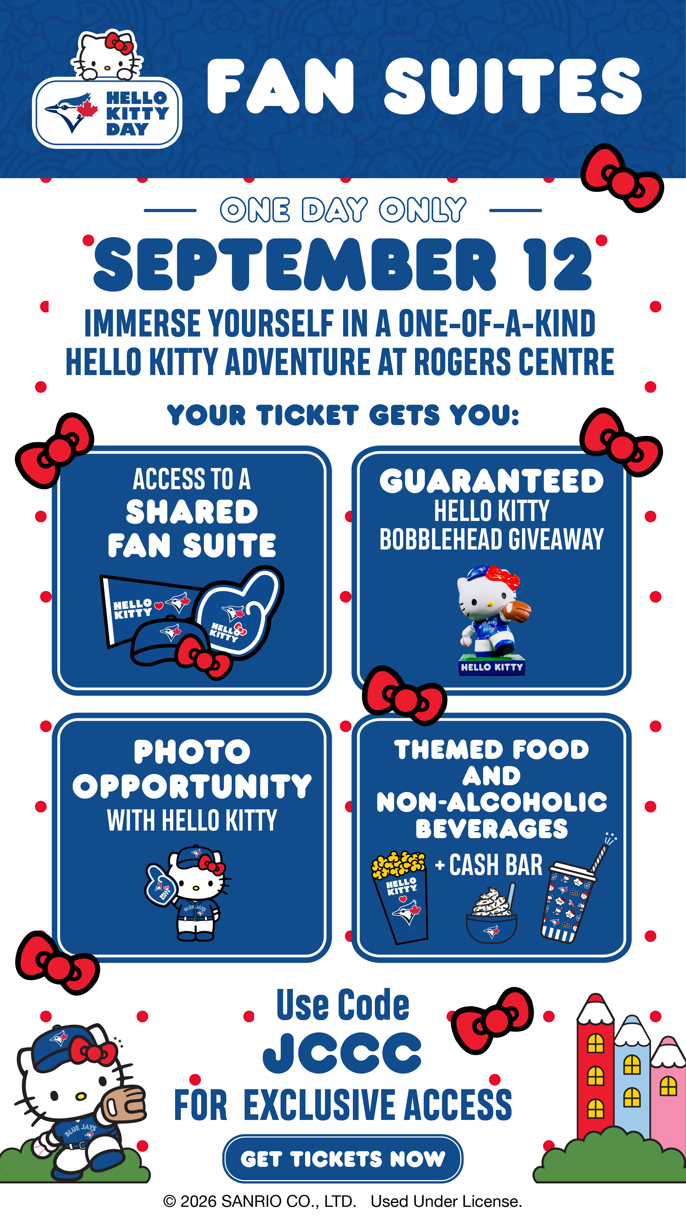 Hello Kitty x Blue Jays x JCCC