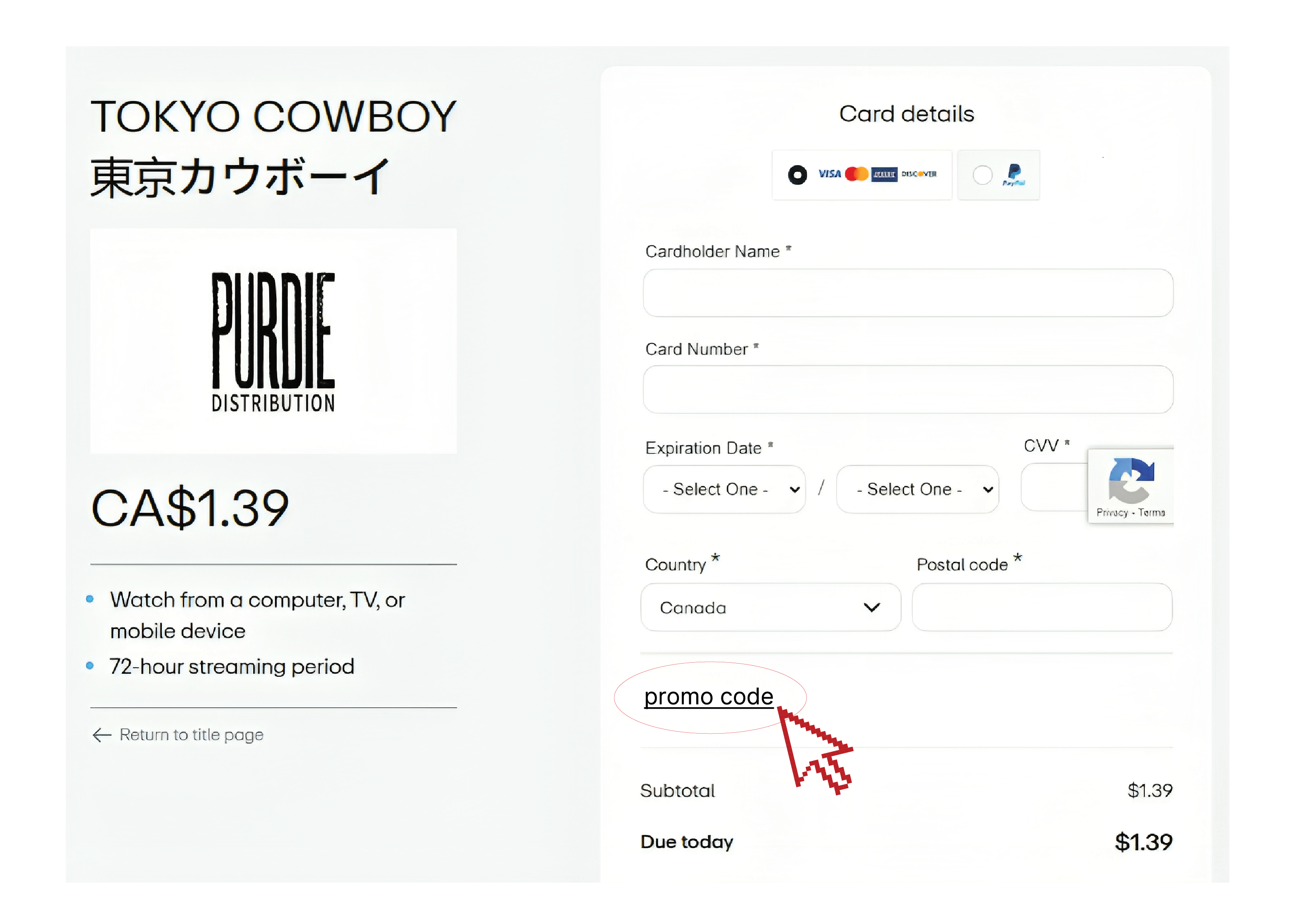 Click to expand promo code