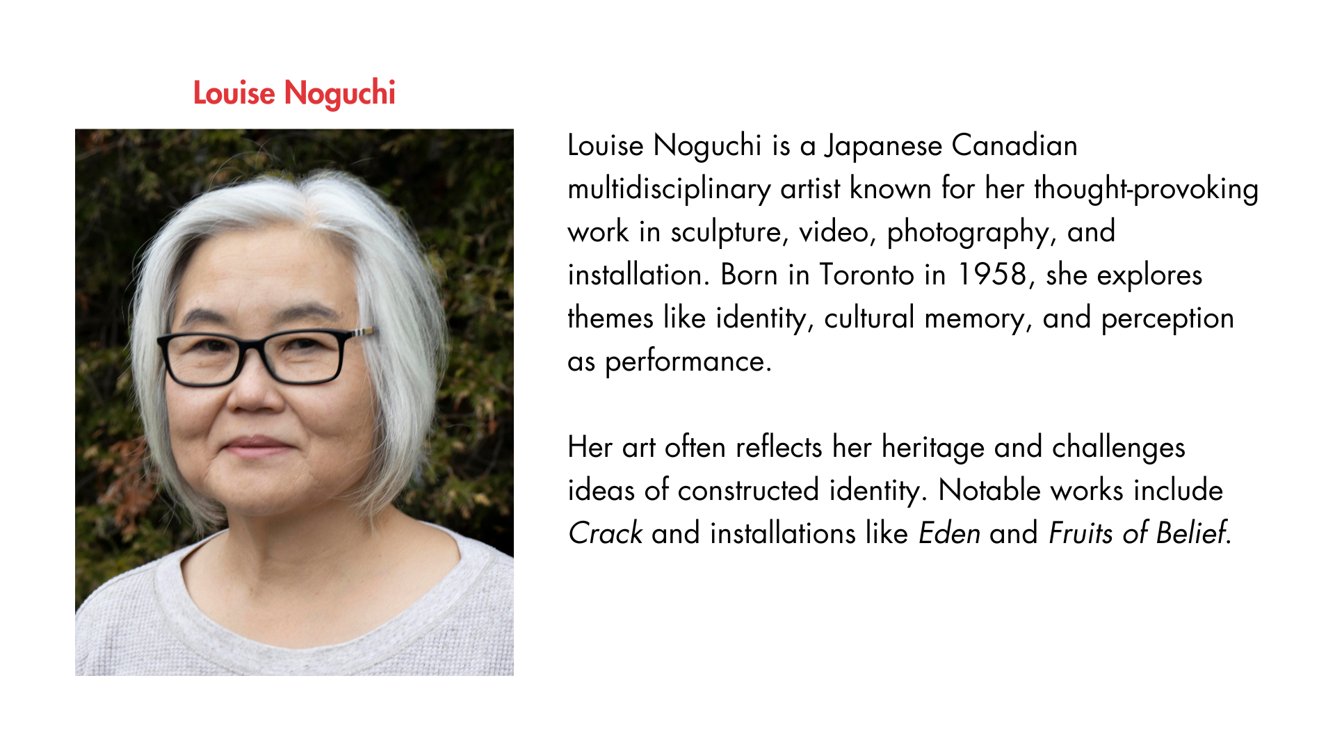 Louise Noguchi 