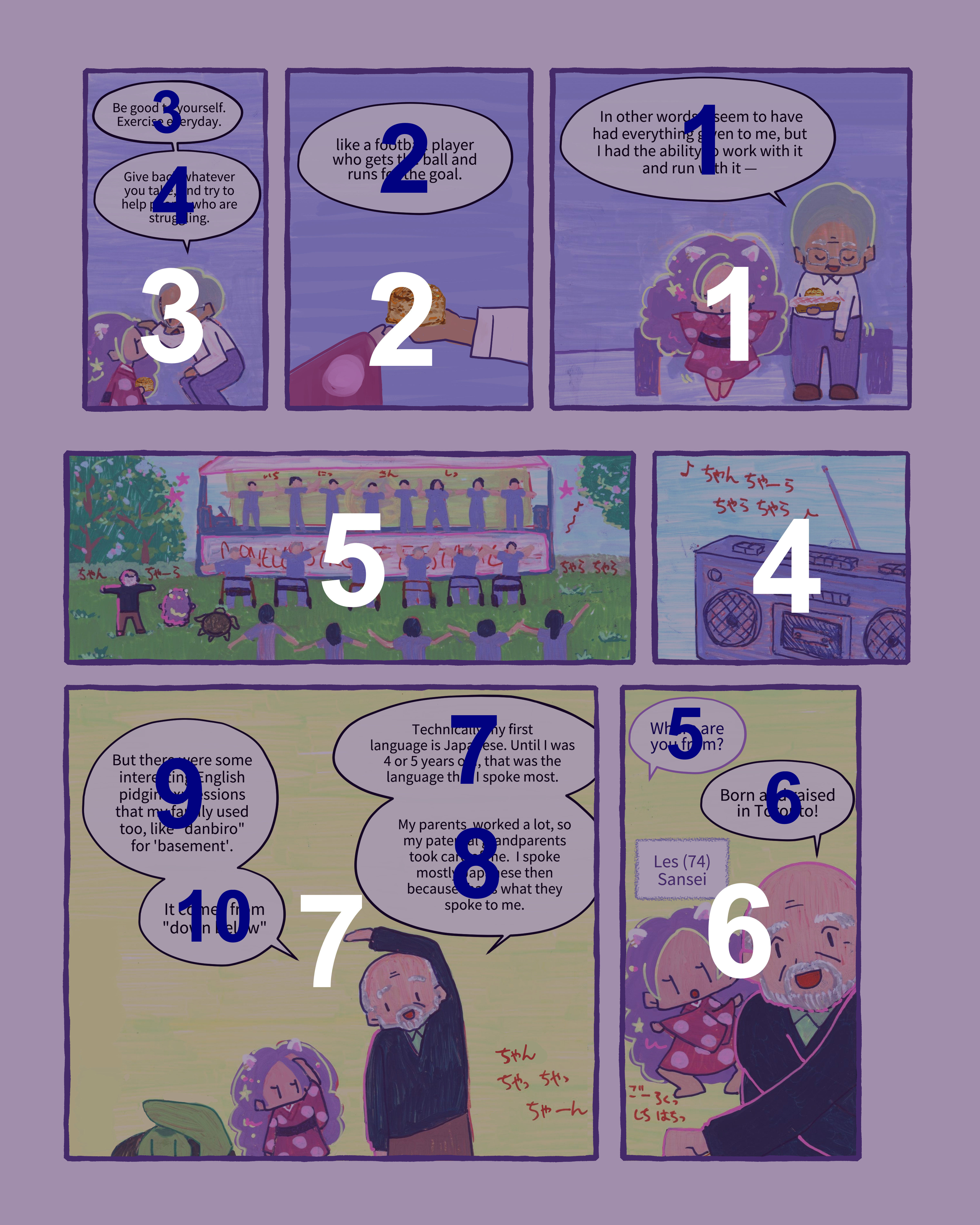 how to read explanation comic