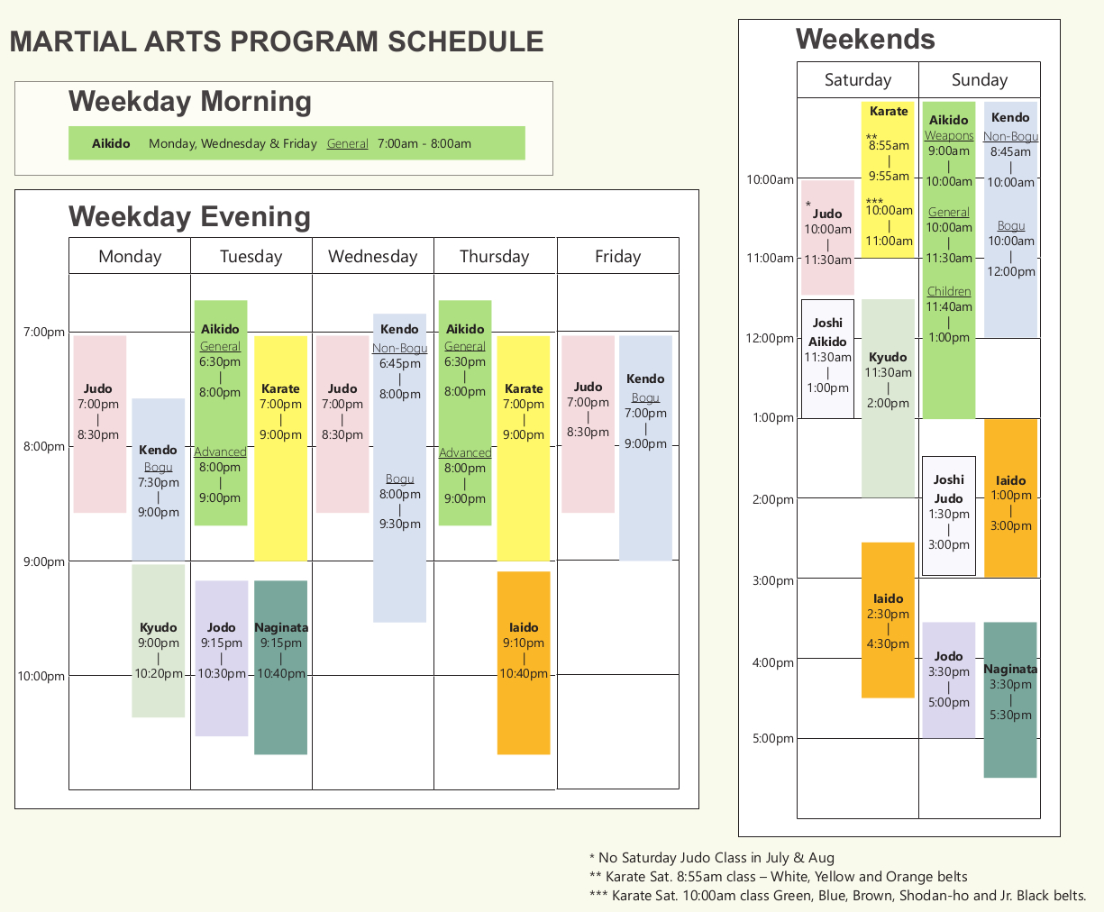 Schedule Japanese Canadian Cultural Centre