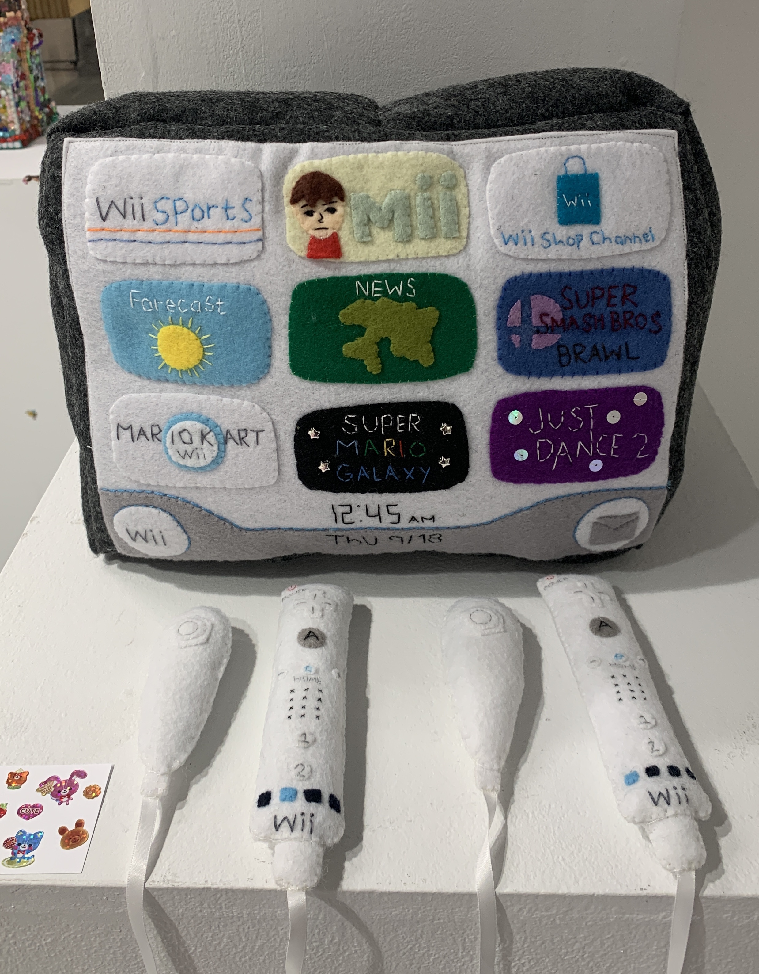 Felt Nintendo Wii System - Beverley Thum
