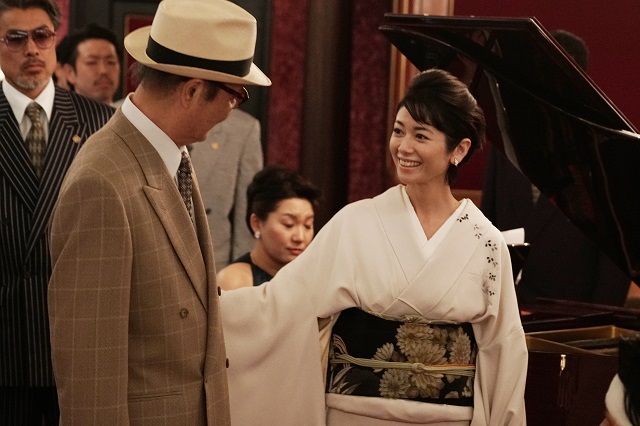 man with geisha
