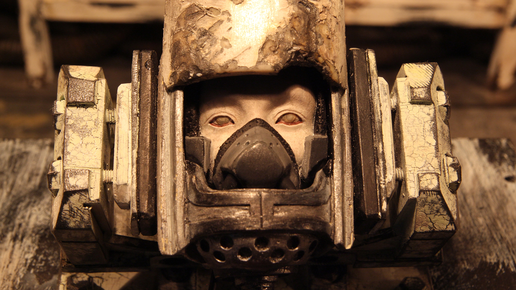 close up of creature's face