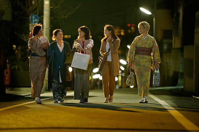 women walking together