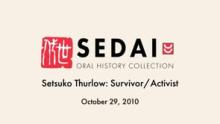 Setsuko Thurlow: Survivor/Activist