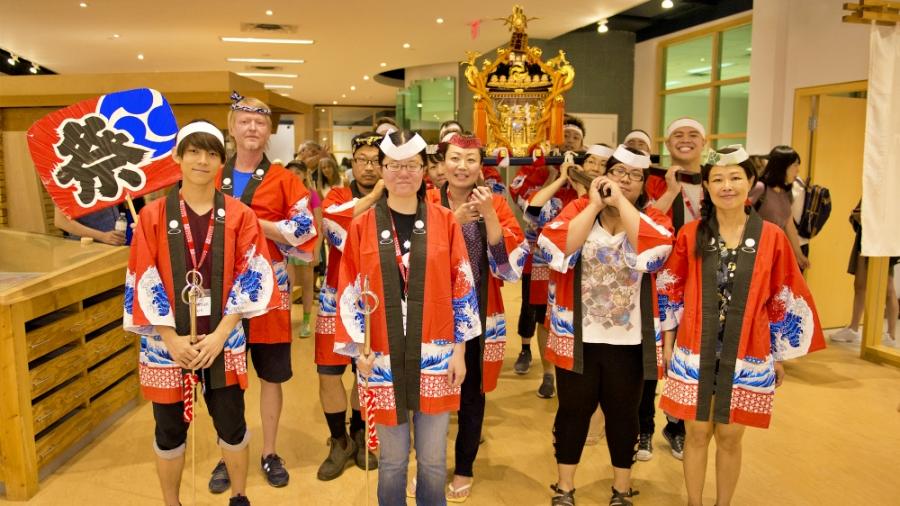 group of volunteers