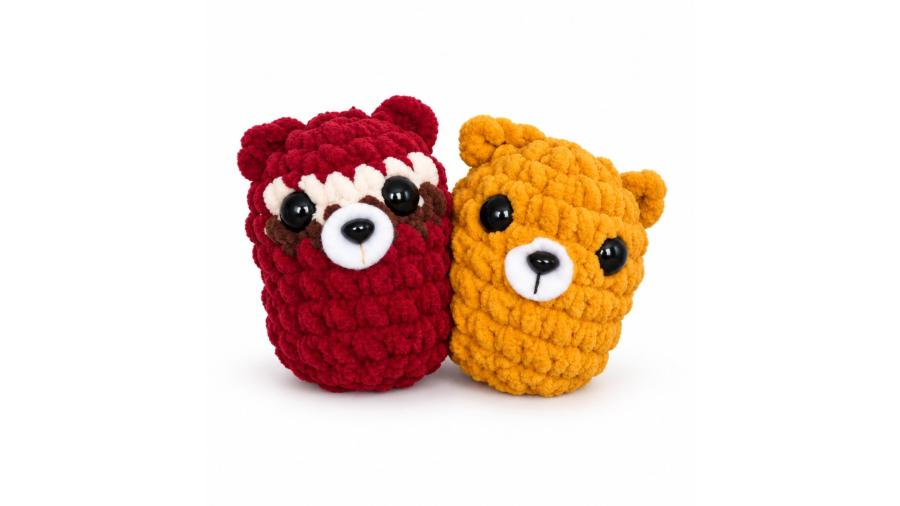 Racoon and Fox Amigurumi