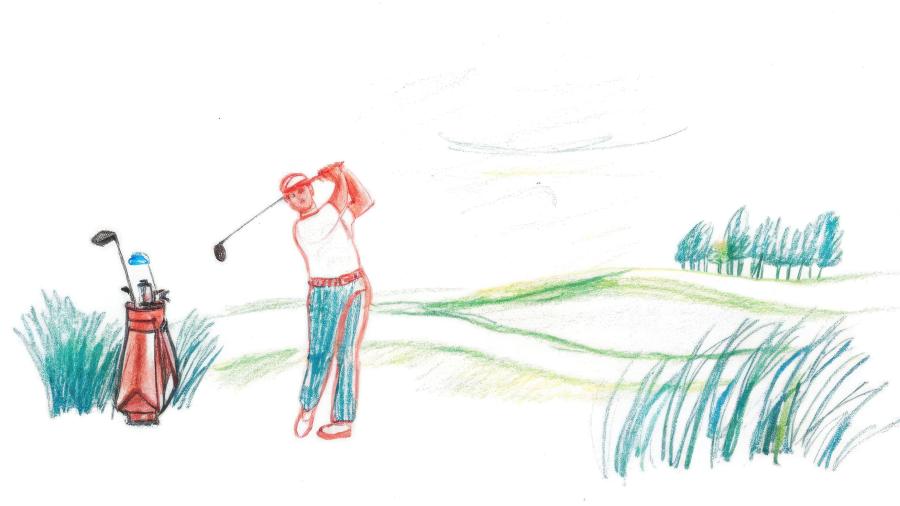 Golf illustration