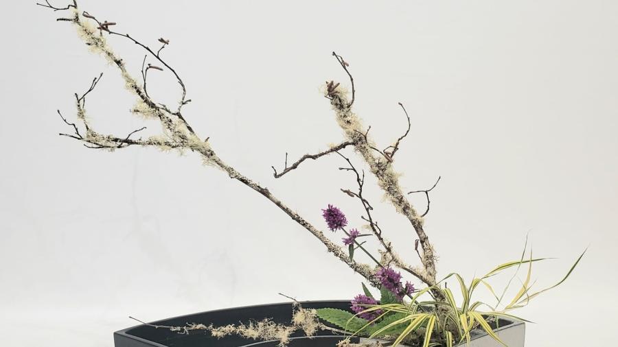 Ohara school of Ikebana piece