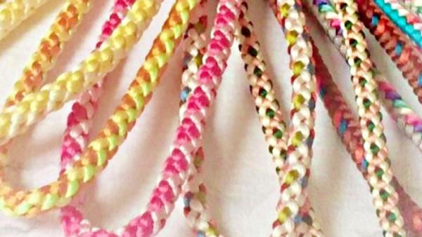 Kumihimo bracelets